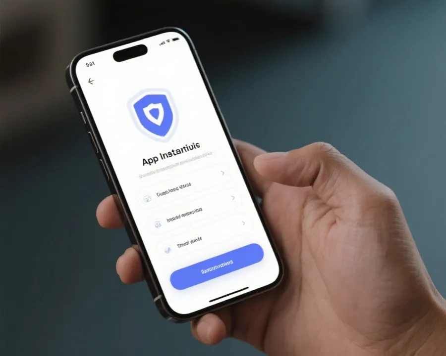 安全下载与安装流程示意